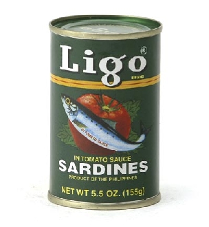 Ligo Grn Sardinen in Tomatensauce 155g