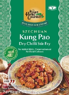 Szechuan Chili Kung  Pao  Asian  Home  Gourmet 50g