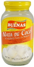 Nata de Coco Kokosgel wei Buenas 340g